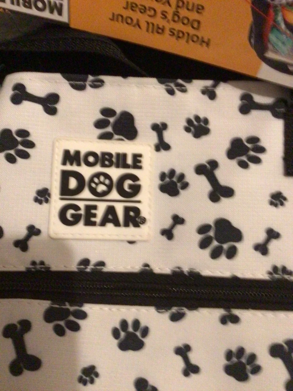Mobile Dog Gear Travelware Dogssentials Tote Food Carrier & Clear Zip Wristlet
